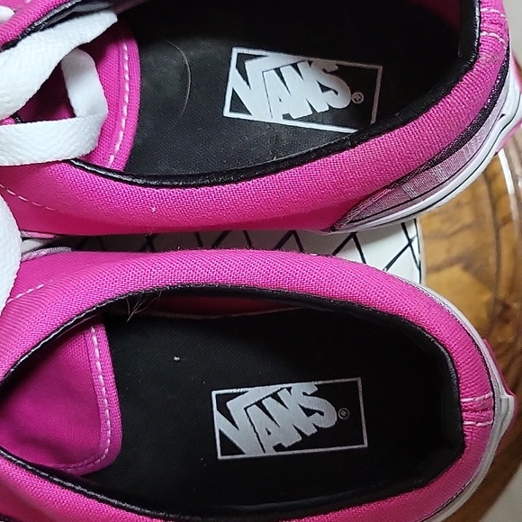 EUC- Vans ‘Authentic’ Plaid Accent Canvas Sneakers - Picture 7 of 9